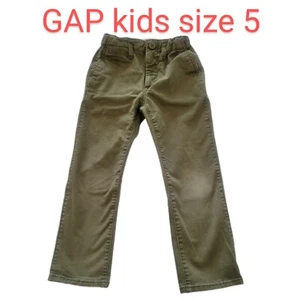 5Y GAP Kids Olive Green Chino pants - Picture 1 of 5