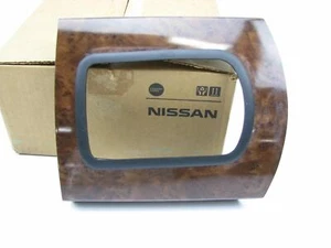 Bisel de ajuste de consola de cambio automático de grano de madera oscura OEM para 03-04 Altima 969413Z010 - Imagen 1 de 4