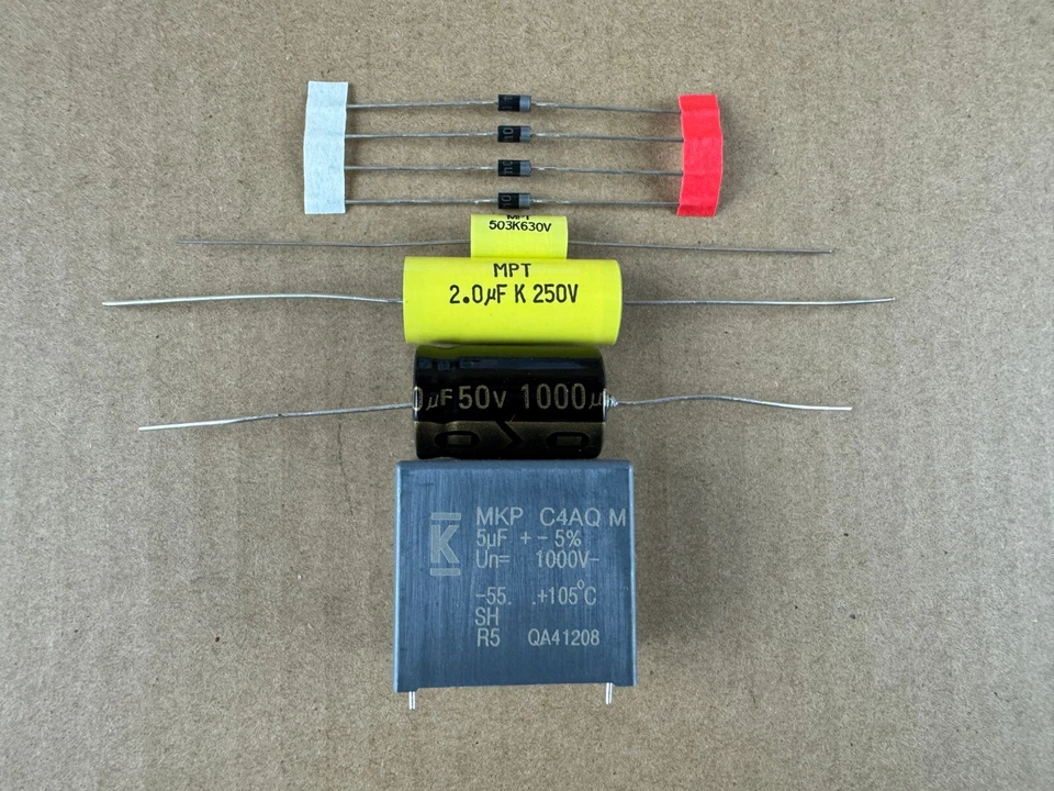 Seeburg 45TASU1 45TASU2 Jukebox REBUILD KIT New Capacitors Recap Auto Speed Unit - Image 1 of 1