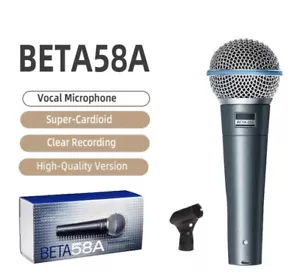 Microfono Metal Beta 58a Professionale Microfono - Imagen 1 de 6