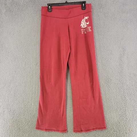 Washington State Cougars Sweatpants Womens S Small Red Victorias Secret Cover