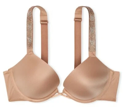 VICTORIA'S SECRET 30D Bombshell  Smooth Shine Strap Push Up Bra Adds 2 Cups  - Image 1 of 4