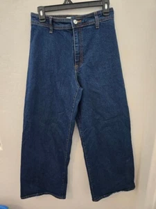 Universal Thread Women's Sailor Wide Leg Ankle Jeans Size 4 - Picture 1 of 2