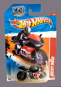 2011 Hot Wheels DUCATI 1098R #199/244 Thrill Racers Volcano 1/6 Black MCPR5 1:64 - Picture 1 of 12