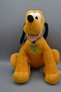 Peluche Disney Parks 50th Anniversary PLUTO 11"" Nuovo con etichette - Foto 1 di 11
