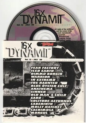 ✪ ROCK HARD DYNAMIT #12/1998 METAL-MAGAZIN BEILAGE CD-SAMPLER NEUW. TOP NM-VG+ - Bild 1 von 3