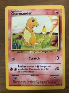 Charmander 46/102 Juego Base Pokémon Comunes Ilimitados - Imagen 1 de 1