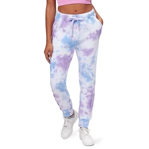 Free People Movement Work It Out Joggers XS Purple Blue Tie Dye Sweatpants - Picture 1 of 8