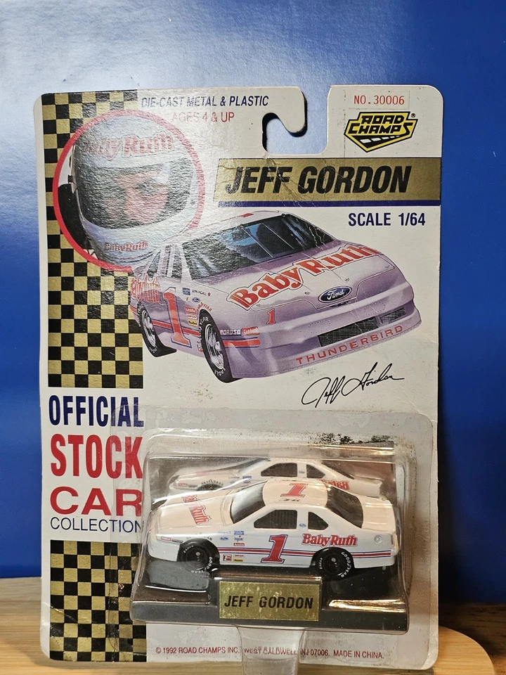 Jeff Gordon 1992 Road Champs #1 Baby Ruth NASCAR 1/64 Foto 1 de 1
