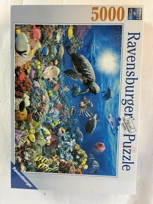 Ravensburger under the sea 5000 piece puzzle 60 X 40 inch Ocean New Sealed - Image 1 of 4