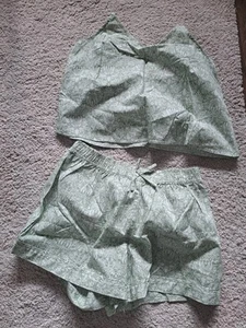 Esmara Shorty Pyjama Grün Muster Gr. M 40/42 - Bild 1 von 6