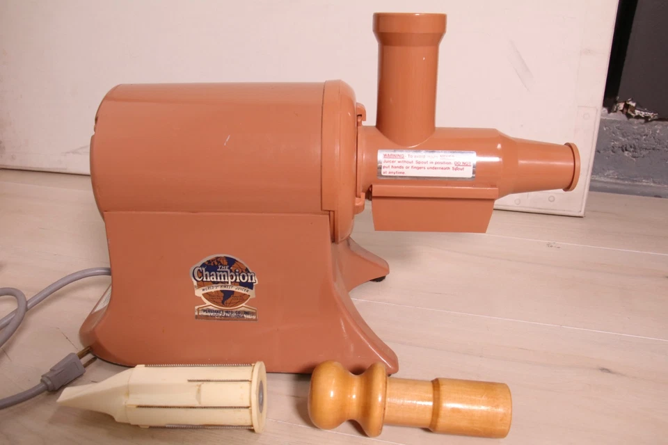 Vtg Champion Juicer 1/3 HP Motor de servicio pesado Modelo G5-NG-853S ~probado Funcionando Foto 1 de 4