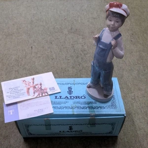 LIADRO Figur Junge mit Akkordeon #4898 Porzellan Sammlerstück mit Box - Bild 1 von 8