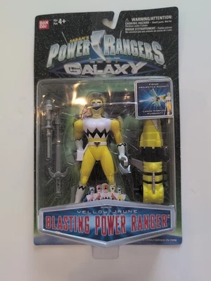Power Rangers Lost Galaxy Yellow/Jaune Action Figure Bandai 1998 COMPLETE - Image 1 of 4