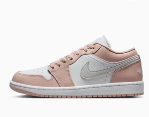 Size 6.5 Air Jordan 1 Low 'Particle Beige' DC0774-120 Sneakers - Picture 1 of 7