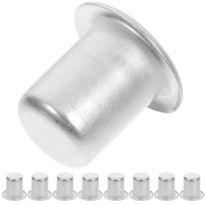 24 Pcs Candle Cups Metal Holders Candlestick Protector Banquet Insert - Picture 1 of 12