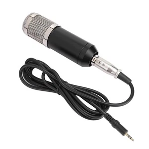 Wired Computer Condenser Mic With Stand For Live Streaming Karaoke Recording FY - Afbeelding 1 van 10