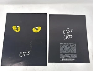Cats The Musical Souvenir Program 1987 With Playbill And Production Insert - Picture 1 of 3