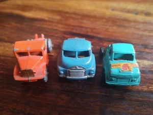 3 Vintage Small Truck's 2X Lensey, 1 X Lonestar Tuff tots Tractor Units Only - Picture 1 of 10