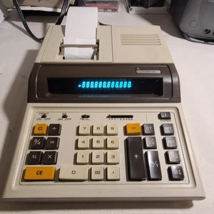 Vintage Texas Instruments TI-5219 Electric Printing Calculator with Cover WORKS! - Picture 1 of 15