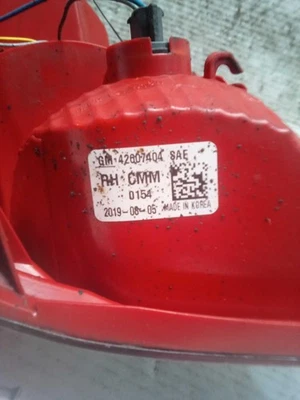 Used Right Tail Light Assembly fits: 2020 Chevrolet Spark Right Grade A - Image 1 of 4