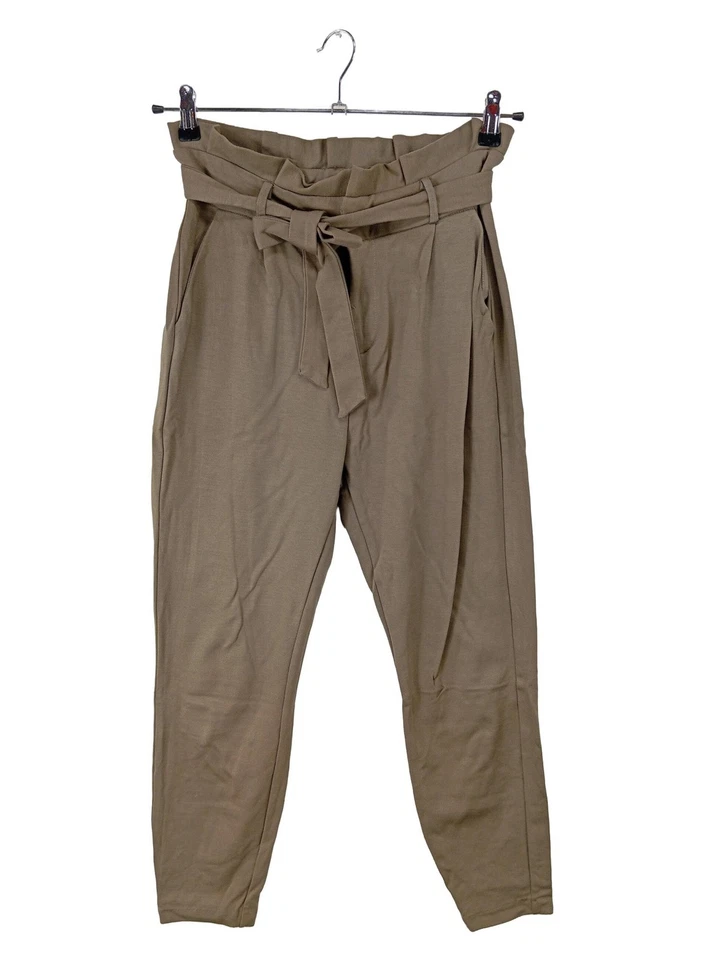 VERO MODA Paperbag Mujeres Pantalón Talla EU 38 marrón look casual - Imagen 1 de 4