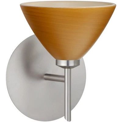 Besa Lighting 1SW-1743OK-SN Domi Wall Sconce Satin Nickel - Image 1 of 2