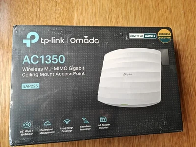 TP Link EAP225 Wireless MU-MIMI Gigabit Ceiling Mount Access Point Omada  ✅ - Image 1 of 4