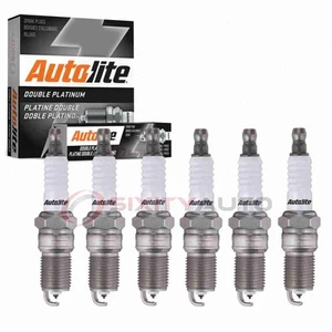 6 pc Autolite Double Platinum Spark Plugs for 2005-2007 Ford Five Hundred nl - Picture 1 of 5