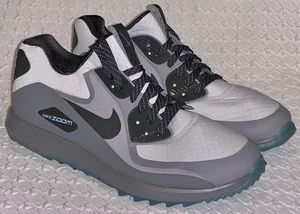 NIKE Air Zoom 90 IT Platinum Grey Blue Spikeless Golf Shoes NEW Mens Sz 11.5 - Picture 1 of 9