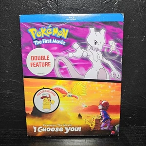 Pokémon The First Movie I Choose You Blu-ray & 2 Journeys W/ Slipcase No Poster - Imagen 1 de 3