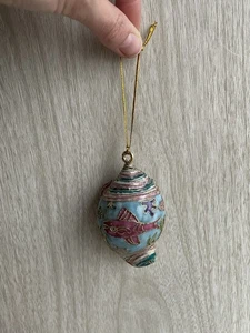 De Colección Cloisonne Esmalte Caracola Concha de Mar Peces Playa Náutico Navidad Adorno LEER - Imagen 1 de 18