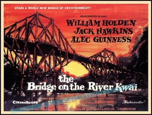 The Bridge On The River Kwai 1957 Epic War Film Vintage Poster Print Retro Style - Bild 1 von 5