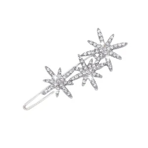 Glitter Hot Crystal Rhinestone Hollow Star Hairgrips Hairpins Alloy Hair Clips * - Picture 1 of 17