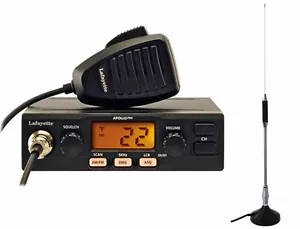 LAFAYETTE ATENA. Rismettitore CB 27 MHz. AM/FM 4 watt + Antenna Magnetica 65 cm - Foto 1 di 4