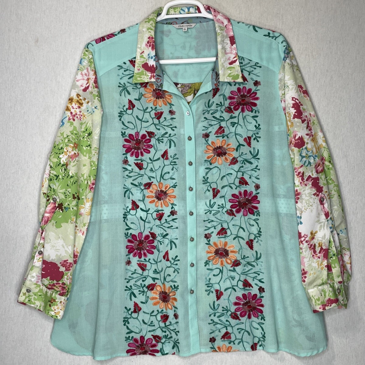 トップス ADALEE EMBROIDERY MESH BLOUSE 40664PYT_ADALEE_BLACK_01_grand