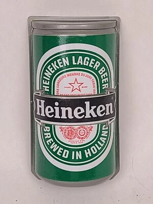 Heineken Beer Can 3D Display Wall Sign Rare Plastic Vtg Bar Pub Mancave Decor - Image 1 of 4