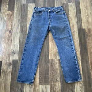 Jeans Levi's 501xx Hechos en EE. UU. Vintage (501-0000) Talla W31 L29.5 leer - Imagen 1 de 22