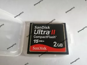Sandisk Ultra II compactflash 15MB/S 2GB CF CARD - Picture 1 of 3
