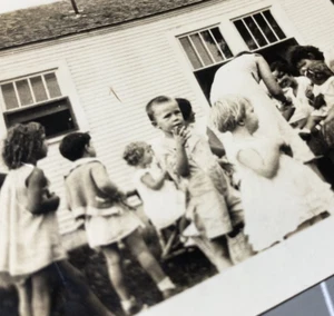 1930's Kids Birthday Party Texas Children  Vintage Photo Portrait 289 - Picture 1 of 11