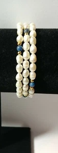 Beautiful Fresh Water blue Stones Bracelet - Picture 1 of 4