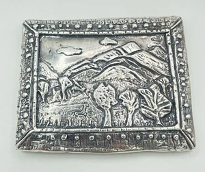 Claire L. Haye Sterling Silver Sacred Trust Belt Buckle, Limited Edition - Picture 1 of 5