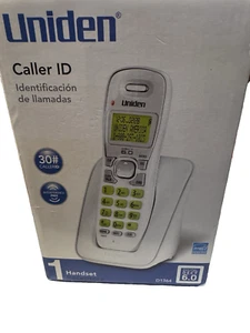 Uniden D1364 Digital DECT 6.0 White Cordless Phone With Caller ID New-Open Box - Picture 1 of 8