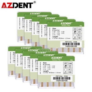 AZDENT Dental Endo Files Canal Rotatorio Activación por Calor Archivos Raíz Puntas SX-F3 25M - Imagen 1 de 14