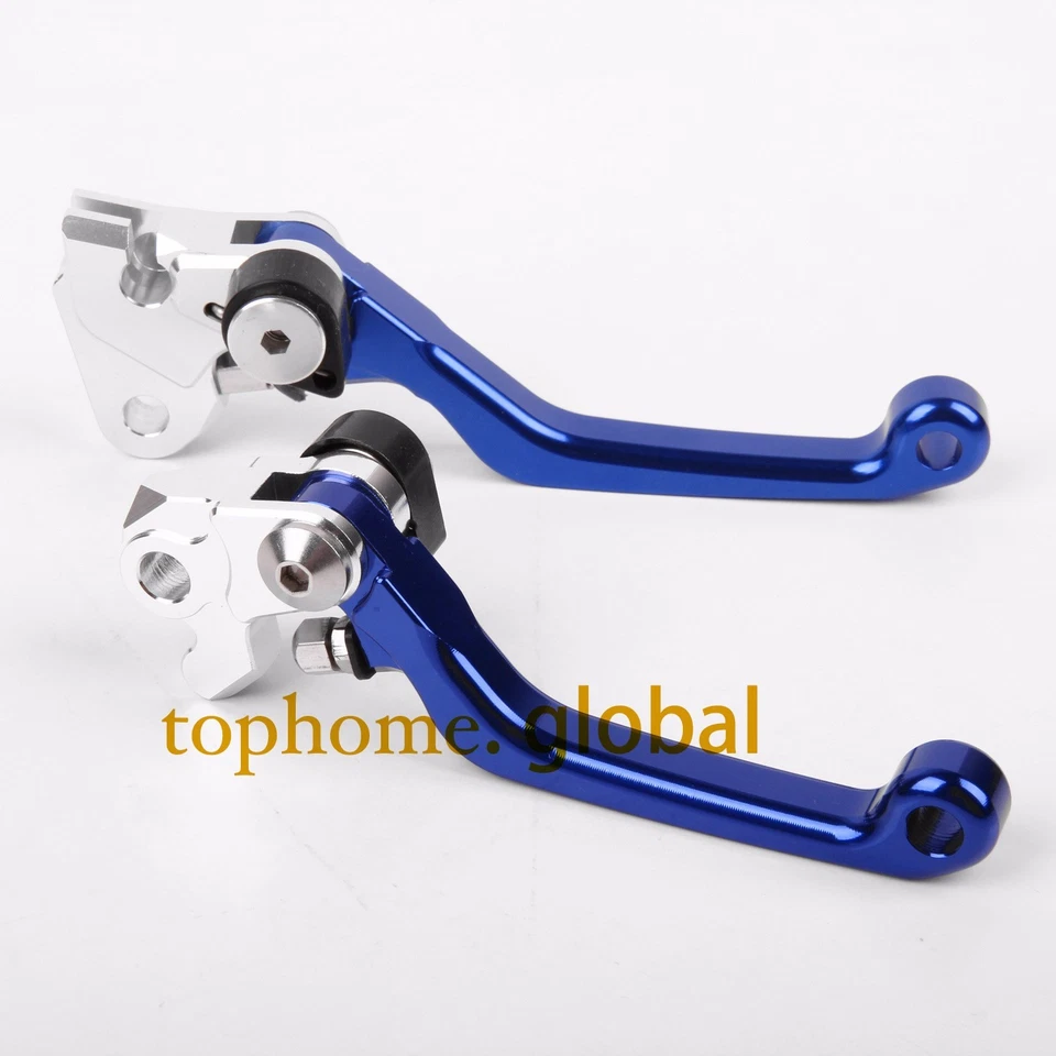 Palancas de freno de embrague CNC pivote azul EE. UU. 2005 2006 para Yamaha YZ125 YZ250 2001-2007 Foto 1 de 4