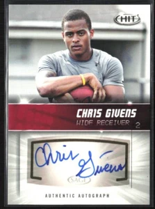 2012 SAGE HIT Autographs #A2 Chris Givens Auto Signature RC - Picture 1 of 2
