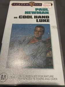 VHS Video Paul Newman As Cool Hand Luke M15+ UNTESTED - Picture 1 of 2