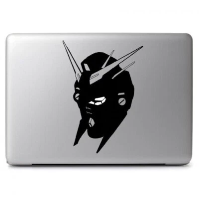 Detailed Gundam Head Vinyl Decal Sticker for Macbook Air Pro Laptop Car Window - Image 1 of 4