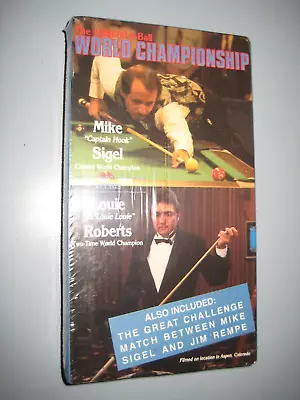 The 1998-99 Nine 9 Ball World Championship VHS 1988 Pool Billiards NEW HTF - Image 1 of 4