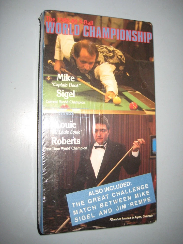 The 1998-99 Nine 9 Ball World Championship VHS 1988 Pool Billiards NEW HTF - Image 1 of 4